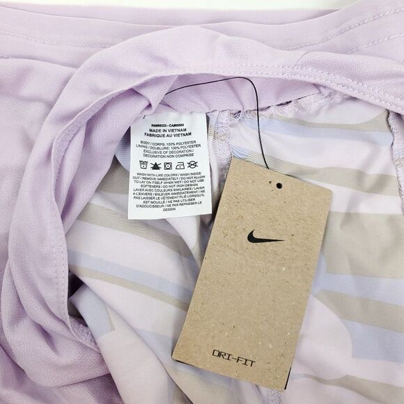 Nike Dri-FIT Icon Clash Tempo Luxe Women's Running Shorts Lilac DQ6117-530 - Picture 9 of 14